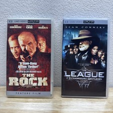 2 UMDs The League Of Extraordinary Gentlemen   The Rock Sean Connery.PSPVIDEO