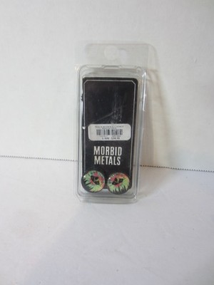 Morbid Metals 5/8'' Surgical Steel ''I Believe'' UFO Ear Gauges-NIB(176T)