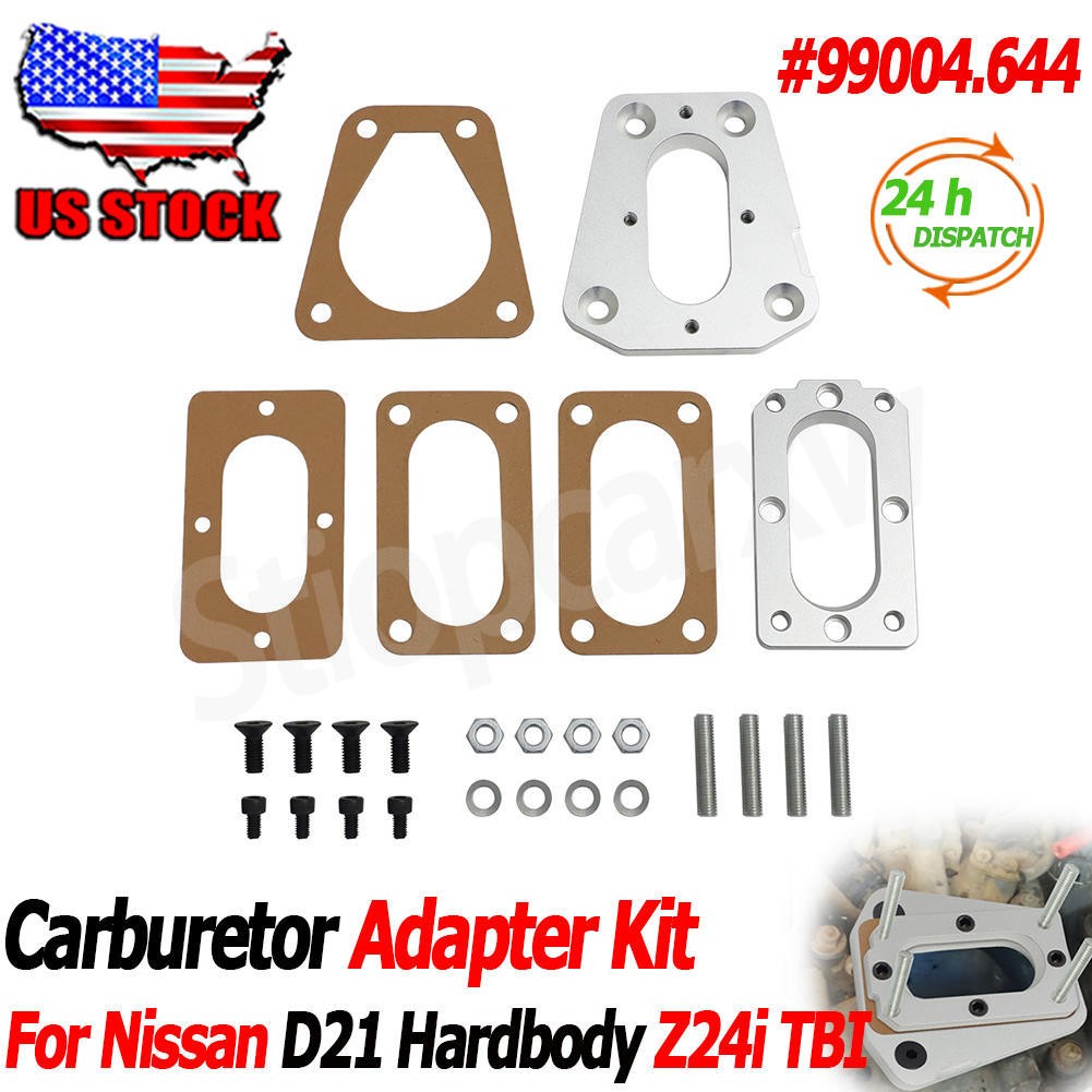 Carburetor Adapter Kit For 1986-1989 Nissan D21 Hardbody Z24i TBI