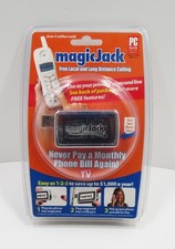 MAGIC JACK VoIP PC to Phone Jack Adapter For Local  Long Distance Calls