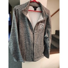 North End Gray Full-Zip Jacket - Square D Logo Men's Sz XL