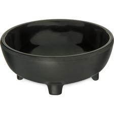 Carlisle 087303 Black 3 Oz. Melamine Molcajete Ramekin - 48 / CS
