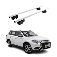 DachträGer GrundträGer FüR Mitsubishi Outlander 2012-2021 75Kg Stahl Silber 2X