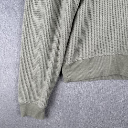 If It Were Me Sea Foam Green Cropped Hoodie Women's Size Medium Zip Long Sleeve - Picture 6 of 10