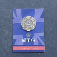 2020 WESTMINSTER ISLE OF MAN MAYFLOWER 2 POUNDS COIN