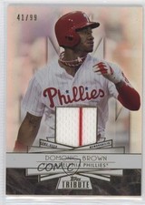 2014 Topps Tribute Forever Young Relics 41/99 Domonic Brown #FYR-DB ex0