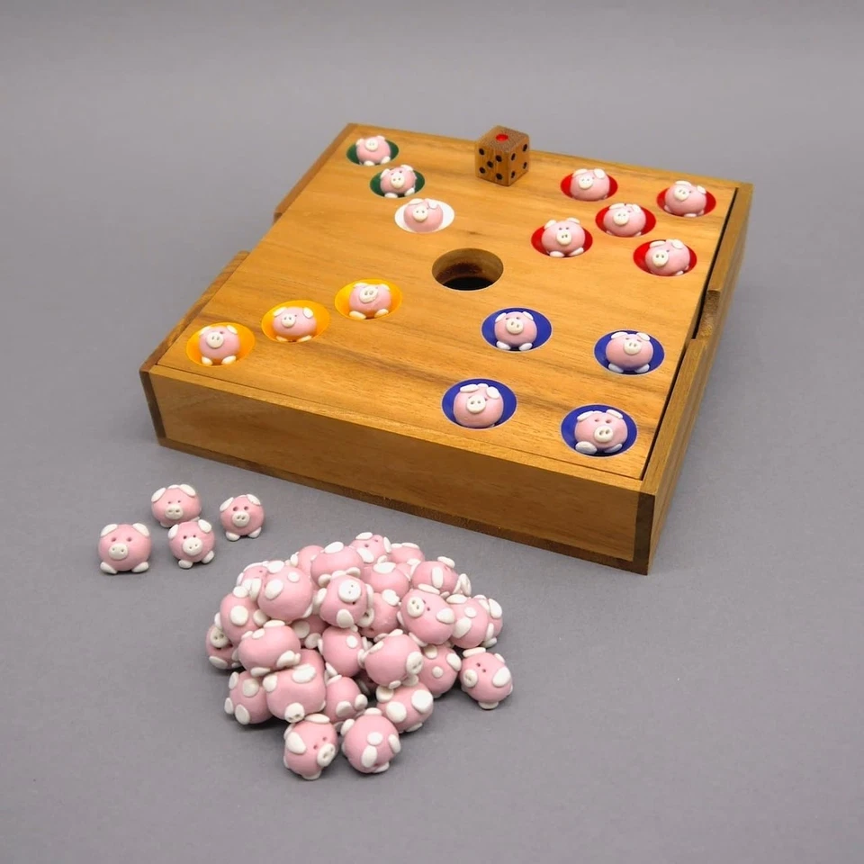 Ferkelspiel - Das Würfelspiel mit den süßen Ferkeln für die ganze Familie  - Bild 2 von 4