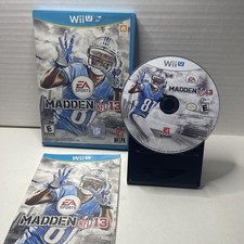 Madden NFL 13 Nintendo Wii U 2012 EA Sports Complete with Manual Tested