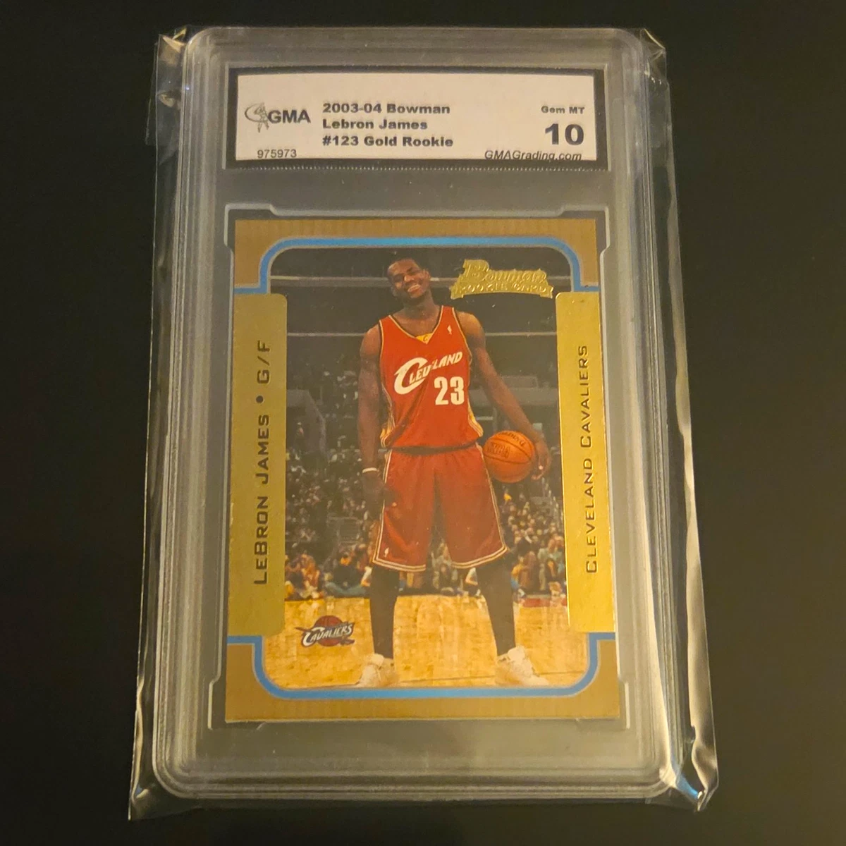Bowman LeBron James 10 Graded Basketball Sports Trading Cards