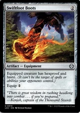 MTG ~ Swiftfoot Boots ~ Commander: The Lost Caverns of Ixalan ~ New Mint