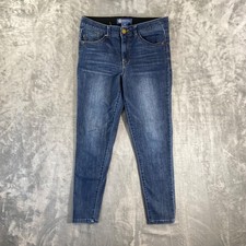 Democracy AB Solution Skinny Jeans Women  s Size 8 Blue Denim