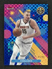 2025-26 Topps Finest Nikola Jokic #60 Common Blue X-Fractor Refractor /99