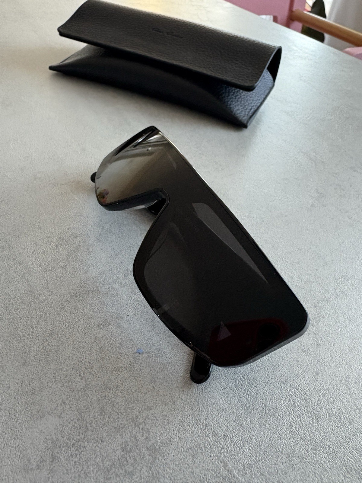 Rick Owens Performa 70MM Rectangular Sunglasses - image 7