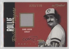 2004 Fleer inScribed Names of the Game Gold Materials Rollie Fingers HOF 9bp