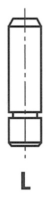VALVE GUIDES FRECCIA G3126 4PCS P NEW OE REPLACEMENT - Picture 2 of 5
