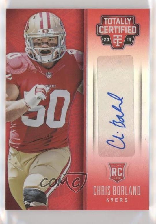 Chris Borland Panini Totally Certified #148 Autograph-Mirror Red