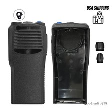 4 Channel Black Front Housing Case Cover For CP200 Radio with Knobs