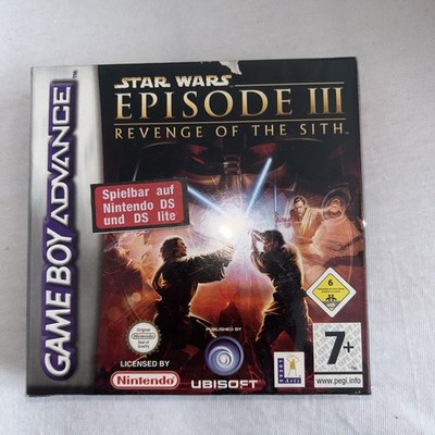 Star Wars Episode III Revenge of the Sith GameBoy Advance Facory Sealed riss 