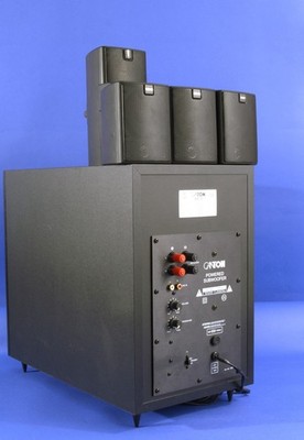 CANTON-SUBWOOFER- AS-10 MIT FÜNF SATELITTEN