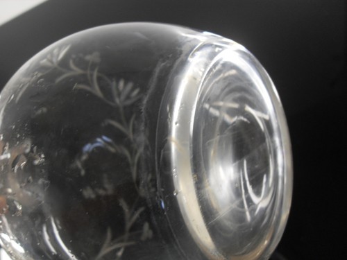 ART DECO GRAND CARAFE A VIN CRISTAL TAILLE ET GRAVE EN AIGUILLE MEISENTHAL - Bild 17 von 19