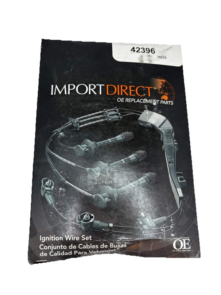 42396 Import Direct Ignition Spark Plug Wire Set 10-0196 Cap 12-0155 Rotor NGK 5 - Image 2 of 4