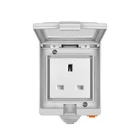Smart Home Outdoor Plug Socket 13A Switch Fused Weatherproof Sonoff smart Tech