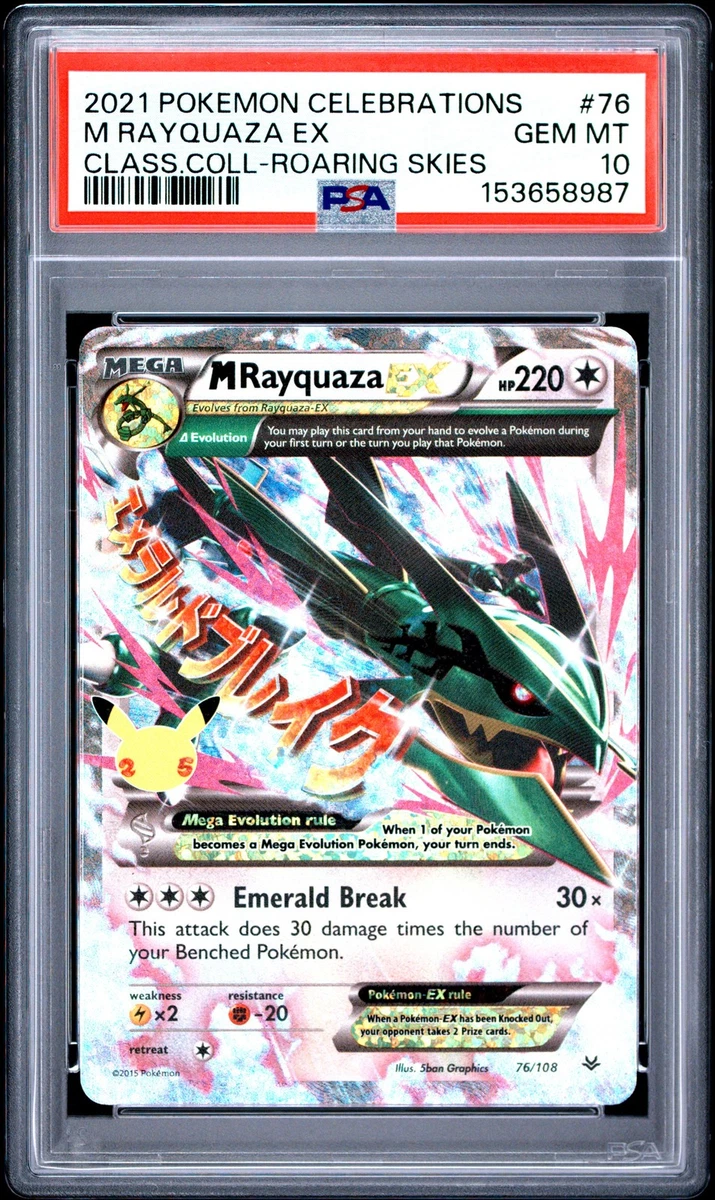 Pokémon TCG Grade 10 Rayquaza Individual Collectible Card Game