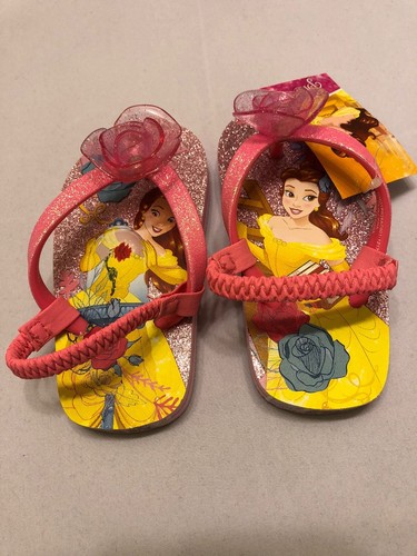 Disney Princess Girls Sandals Size Small 5-6 Beachwear Baby Toddlers - Picture 7 of 8