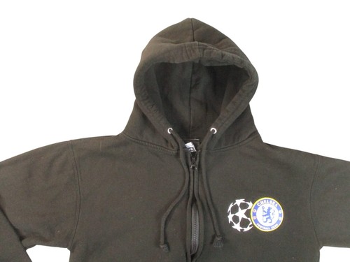 Chelsea Football Club Champions League Hoodie BoysMedium Black EPL Soccer Futbol - Picture 5 of 14