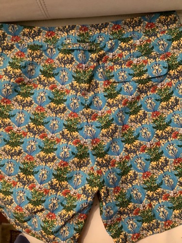 NWT $225 ONIA Liberty Fabric Coral Vines Calder 7 Swim Trunks Size M - Picture 7 of 7