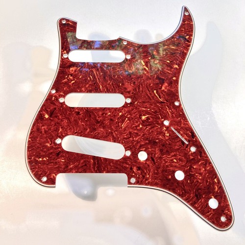 Wide Bevel Celluloid Tortoise Parchment Pickguard for Eric Clapton Stratocaster - Picture 6 of 10