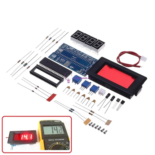 DC 5V 35mA Voltage Meter DIY Kit ICL7107 Voltmeter Digital Led Voltmeter