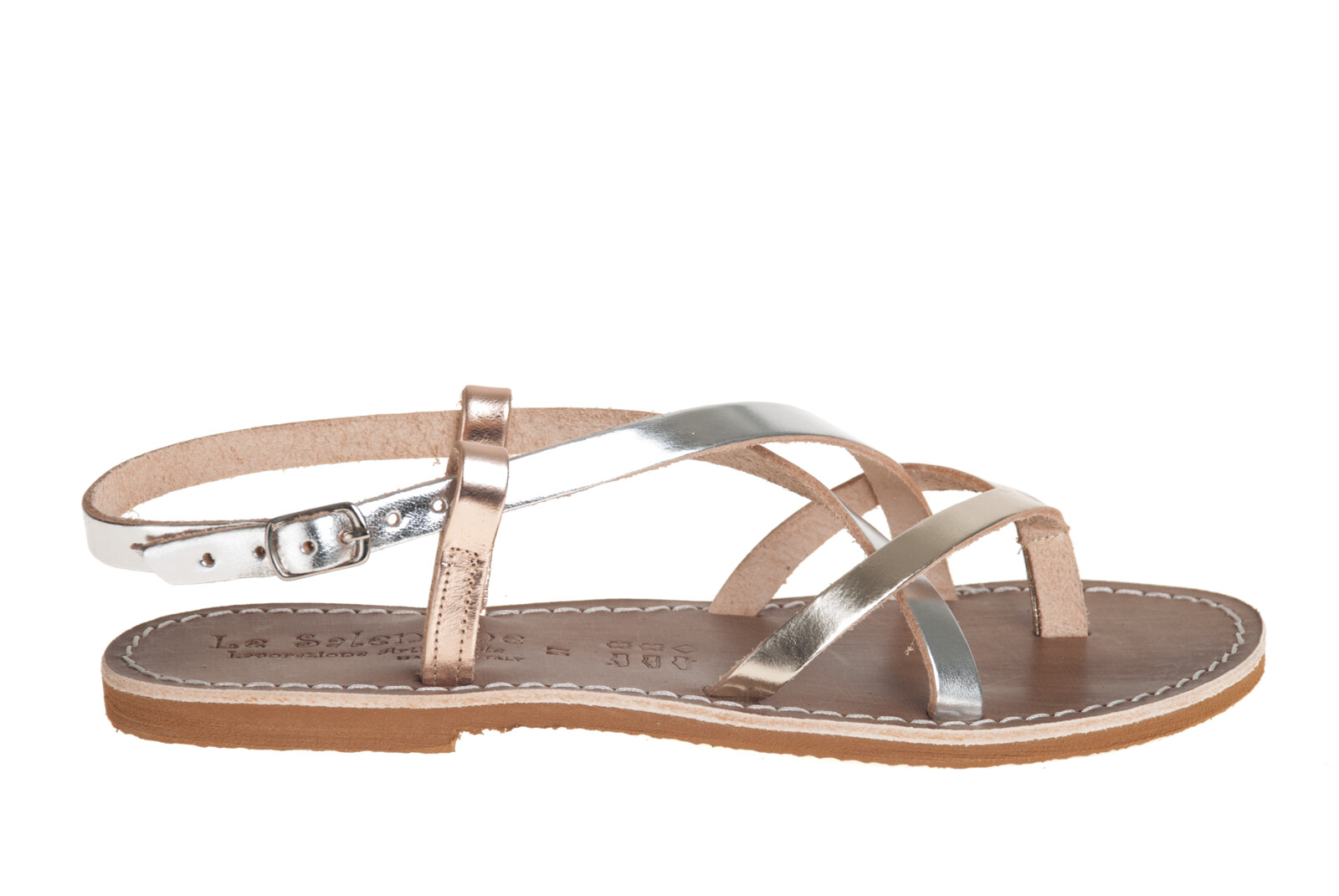 Le Salentine zapatos Sandalo mujer 2019-02-6M oro-plata Le Salentine zapatos Sandalo mujer 2019-02-6M oro-plata