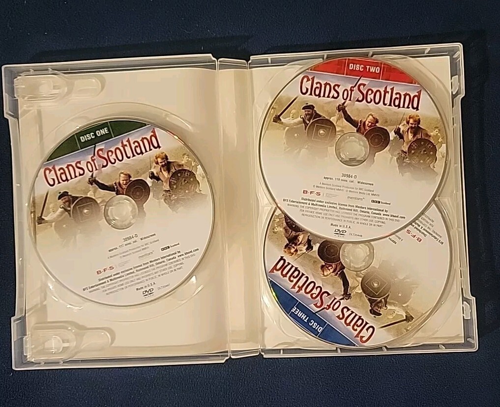 その他 Scottish Clans [DVD] Clans of Scotland (DVD, 2010, 3-Disc Set) True Stories Of