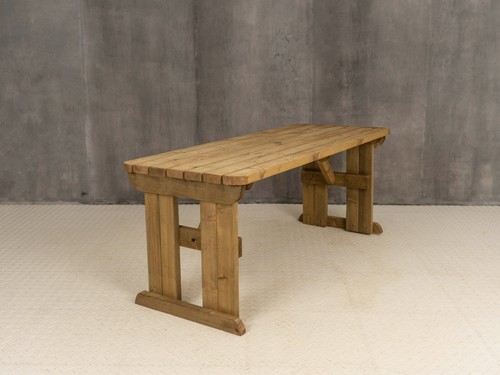 Picnic Table Hollies Rounded Wooden Outdoor Garden Furniture Heavy Duty - Picture 41 of 67