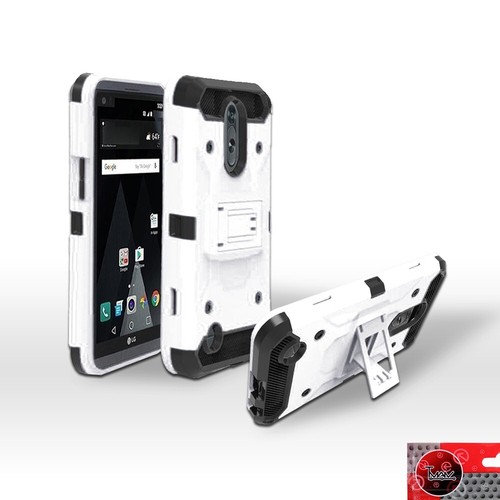 For New LG K20 Plus/ K10 (2017)/M250/LV5 Armor Kickstand Shock Proof Case Cover - Picture 14 of 15