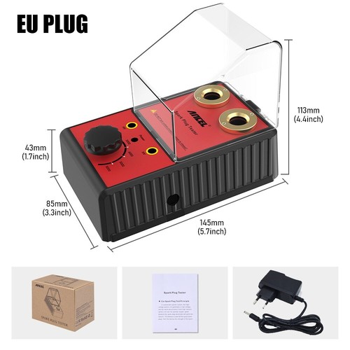 Spark Plug Tester Dual Hole Diagnostic Tool 12V Gasoline Car Ignition Analyzer - Picture 9 of 9