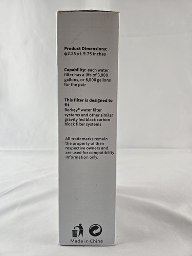 Replacement Filter Cartridge Compatible with Black Berkey Replacement Elements - Picture 4 of 6