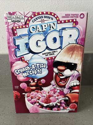 The Canvas Don CAP N EARFQUAKE Custom Cereal Box IGOR Tyler the Creator IN HAND