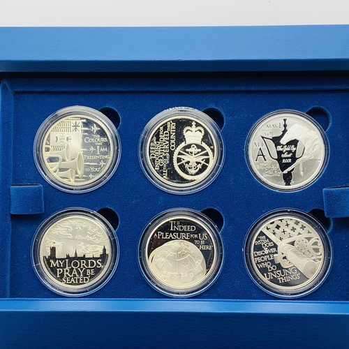 2012 Royal Mint Queen's Diamond Jubilee Royal Duties Silver Proof Six-Coin Set - Picture 2 of 11