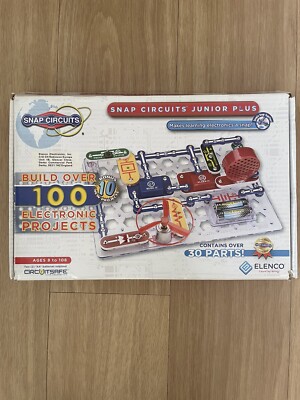Snap Circuits Junior Plus Lernspielzeug Kinder (SC-110) VORBAU Elektronik Elenco