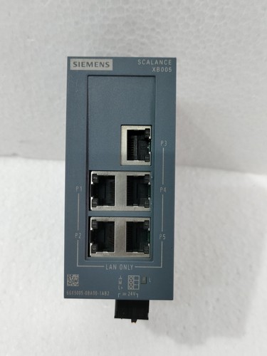 SIEMENS SIMATIC NET 6GK5005-0BA00-1AB2 SCALANCE XB005 ETHERNET SWITCH FREE SHIP - Picture 1 of 7