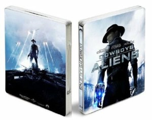 Cowboys-amp-Aliens-Blu-ray-SteelBook-HMV-Exclusive-Embossed-UK-I-CD-T6VG
