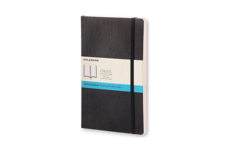 Thumbnail - Moleskine Notizbuch, Large Size, Punktraster, Schwarz