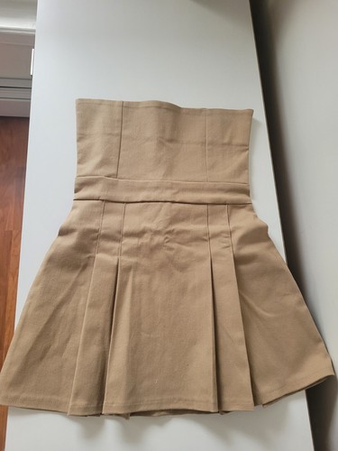 Lewkin Strapless Pleated Mini Dress BJ331 size Small - Picture 8 of 10