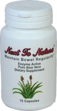 Next To Nature Aloe Herbal Regularity Natural Aid to Constipation, 75 Capsules