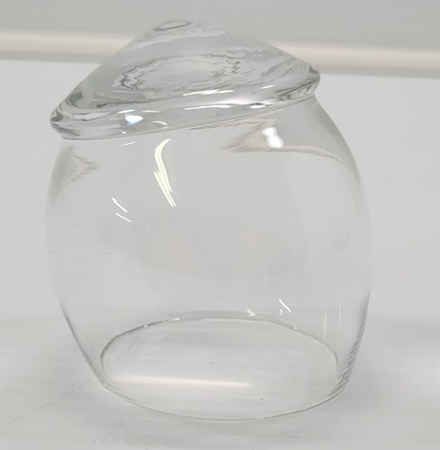 Pair of Rocking Whiskey Tipsy Drink Clear Glass Tumblers - Picture 3 of 8