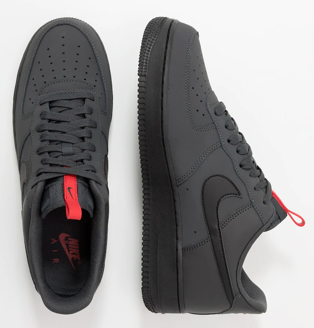 matte black air force 1
