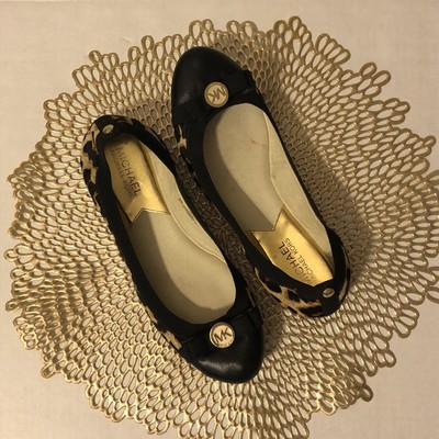 michael kors leopard flats