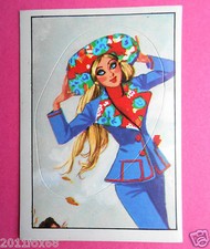 Figuren Vignetten Cromos Sticker Bildkarten Barbie Figur 186 PANINI1976